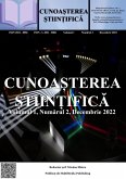 Cunoa¿terea ¿tiin¿ifica, Volumul 1, Numarul 2, Decembrie 2022 (eBook, ePUB)
