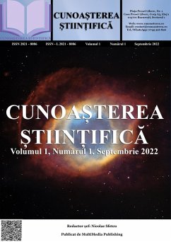 Cunoa¿terea ¿tiin¿ifica, Volumul 1, Numarul 1, Septembrie 2022 (eBook, ePUB) - Sfetcu, Nicolae
