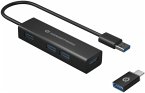 Conceptronic HUBBIES06B 4-Port-USB 3.0-Hub