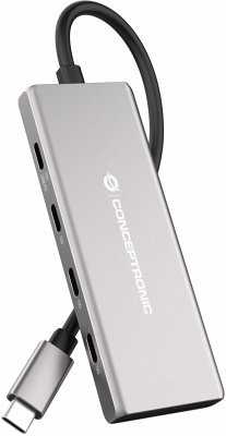 Conceptronic HUBBIES17G 7-Port USB 3.2 Gen-2 Hub, 10Gbps
