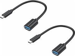 Conceptronic ABBY11B OTG-Adapter für USB-C zu USB-A