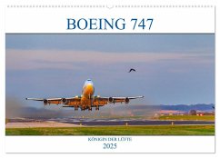 BOEING 747 - Königin der Lüfte (Wandkalender 2025 DIN A2 quer), CALVENDO Monatskalender - Calvendo;Simlinger, Wolfgang