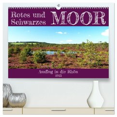 Rotes und Schwarzes Moor (hochwertiger Premium Wandkalender 2025 DIN A2 quer), Kunstdruck in Hochglanz - Calvendo;Löwer, Sabine