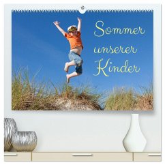 Sommer unserer Kinder (hochwertiger Premium Wandkalender 2025 DIN A2 quer), Kunstdruck in Hochglanz - Calvendo;Kuttig, Siegfried