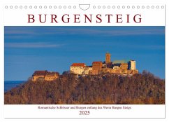 Werra Burgen Steig (Wandkalender 2025 DIN A4 quer), CALVENDO Monatskalender