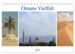 Omans Vielfalt (Tischkalender 2025 DIN A5 quer), CALVENDO Monatskalender
