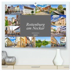 Rottenburg am Neckar Impressionen (hochwertiger Premium Wandkalender 2025 DIN A2 quer), Kunstdruck in Hochglanz - Calvendo;Meutzner, Dirk