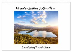 Wunderschönes Kärnten. Landschaft und Seen. (Wandkalender 2025 DIN A2 quer), CALVENDO Monatskalender