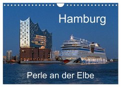 Hamburg - Perle an der Elbe (Wandkalender 2025 DIN A4 quer), CALVENDO Monatskalender