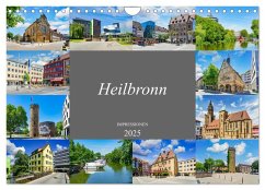 Heilbronn Impressionen (Wandkalender 2025 DIN A4 quer), CALVENDO Monatskalender