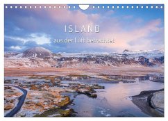 Island aus der Luft betrachtet (Wandkalender 2025 DIN A4 quer), CALVENDO Monatskalender - Calvendo;Schürholz, Peter