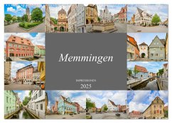 Memmingen Impressionen (Wandkalender 2025 DIN A2 quer), CALVENDO Monatskalender