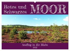 Rotes und Schwarzes Moor (Wandkalender 2025 DIN A2 quer), CALVENDO Monatskalender