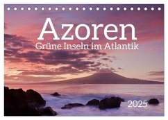 Azoren - Grüne Inseln im Atlantik 2025 (Tischkalender 2025 DIN A5 quer), CALVENDO Monatskalender - Calvendo;Dauerer, Jörg