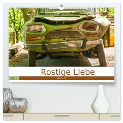 Rostige Liebe - Ami 8 (hochwertiger Premium Wandkalender 2025 DIN A2 quer), Kunstdruck in Hochglanz