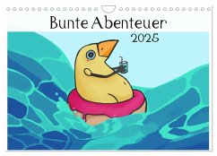 Bunte Abenteuer (Wandkalender 2025 DIN A4 quer), CALVENDO Monatskalender