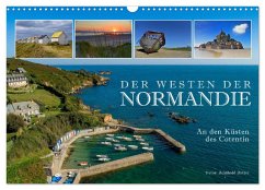 Der Westen der Normandie ¿ An den Küsten des Cotentin (Wandkalender 2025 DIN A3 quer), CALVENDO Monatskalender - Calvendo;Ratzer, Reinhold