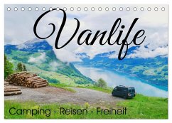 Vanlife; Camping - Freiheit - Reisen (Tischkalender 2025 DIN A5 quer), CALVENDO Monatskalender - Calvendo;Jansen, Johannes