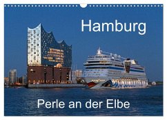 Hamburg - Perle an der Elbe (Wandkalender 2025 DIN A3 quer), CALVENDO Monatskalender - Calvendo;Kuttig, Siegfried