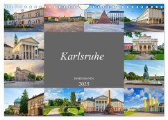 Karlsruhe Impressionen (Wandkalender 2025 DIN A4 quer), CALVENDO Monatskalender - Calvendo;Meutzner, Dirk