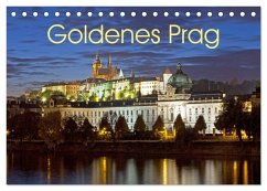 Goldenes Prag (Tischkalender 2025 DIN A5 quer), CALVENDO Monatskalender
