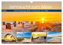 Sehnsucht zum Meer (Wandkalender 2025 DIN A3 quer), CALVENDO Monatskalender