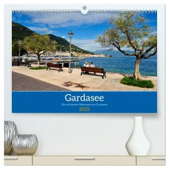 Gardasee - Die schönsten Momente am Gardasee (hochwertiger Premium Wandkalender 2025 DIN A2 quer), Kunstdruck in Hochglanz