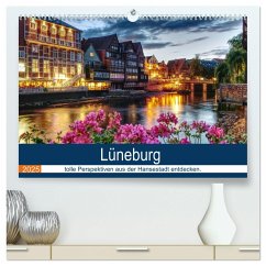 Lüneburg (hochwertiger Premium Wandkalender 2025 DIN A2 quer), Kunstdruck in Hochglanz