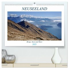 Neuseeland - Berge, Seen und Meer (hochwertiger Premium Wandkalender 2025 DIN A2 quer), Kunstdruck in Hochglanz - Calvendo;Gothe, Alexa