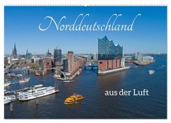 Norddeutschland aus der Luft (Wandkalender 2025 DIN A2 quer), CALVENDO Monatskalender