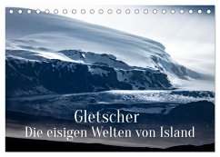 Gletscher - Die eisigen Welten von Island (Tischkalender 2025 DIN A5 quer), CALVENDO Monatskalender