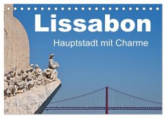 Lissabon - Hauptstadt mit Charme (Tischkalender 2025 DIN A5 quer), CALVENDO Monatskalender - Calvendo;insideportugal