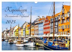 Kopenhagen - Die wundervolle Hafenstadt (Wandkalender 2025 DIN A3 quer), CALVENDO Monatskalender