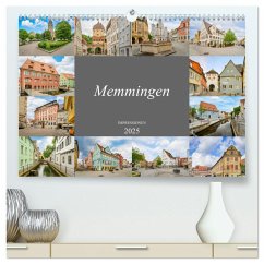 Memmingen Impressionen (hochwertiger Premium Wandkalender 2025 DIN A2 quer), Kunstdruck in Hochglanz