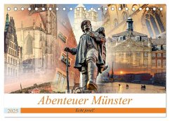 Abenteuer Münster - Echt jovel! (Tischkalender 2025 DIN A5 quer), CALVENDO Monatskalender