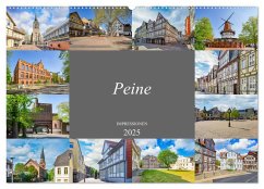 Peine Impressionen (Wandkalender 2025 DIN A2 quer), CALVENDO Monatskalender