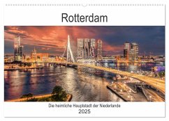 Rotterdam - Die heimliche Hauptstadt der Niederlande (Wandkalender 2025 DIN A2 quer), CALVENDO Monatskalender