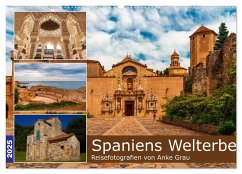 Spaniens Welterbe (Wandkalender 2025 DIN A2 quer), CALVENDO Monatskalender - Calvendo;Grau, Anke