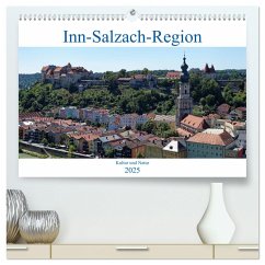 Inn-Salzach-Region - Kultur und Natur (hochwertiger Premium Wandkalender 2025 DIN A2 quer), Kunstdruck in Hochglanz