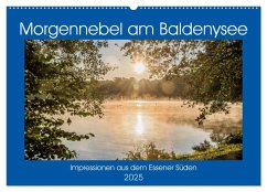 Morgennebel am Baldeneysee (Wandkalender 2025 DIN A2 quer), CALVENDO Monatskalender