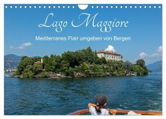 Lago Maggiore - Mediterranes Flair umgeben von Bergen (Wandkalender 2025 DIN A4 quer), CALVENDO Monatskalender - Calvendo;Kuttig, Siegfried