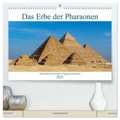 Das Erbe der Pharaonen (hochwertiger Premium Wandkalender 2025 DIN A2 quer), Kunstdruck in Hochglanz - Calvendo;Brack, Roland