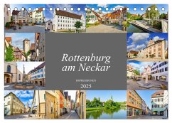 Rottenburg am Neckar Impressionen (Tischkalender 2025 DIN A5 quer), CALVENDO Monatskalender