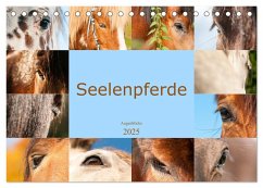 Seelenpferde - Augenblicke (Tischkalender 2025 DIN A5 quer), CALVENDO Monatskalender - Calvendo;Bölts, Meike