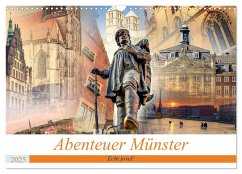 Abenteuer Münster - Echt jovel! (Wandkalender 2025 DIN A3 quer), CALVENDO Monatskalender