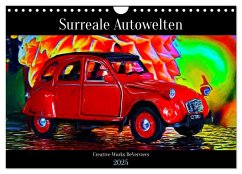 Surreale Autowelten (Wandkalender 2025 DIN A4 quer), CALVENDO Monatskalender