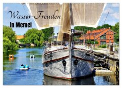 Wasser-Freuden in Memel (Wandkalender 2025 DIN A2 quer), CALVENDO Monatskalender