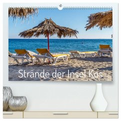 Strände der Insel Kos (hochwertiger Premium Wandkalender 2025 DIN A2 quer), Kunstdruck in Hochglanz - Calvendo;O. Schüller und Elke Schüller, Stefan