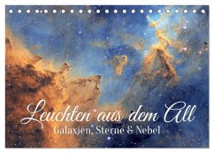 Galaxien, Sterne und Nebel: Leuchten aus dem All (Tischkalender 2025 DIN A5 quer), CALVENDO Monatskalender - Calvendo