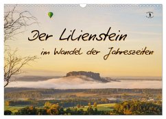 Der Lilienstein im Wandel der Jahreszeiten (Wandkalender 2025 DIN A3 quer), CALVENDO Monatskalender